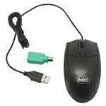 Mouse ottico USB e PS/2 - nero