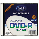 DVD-R - 4,7 GB - slim case - Stampabile inkjet