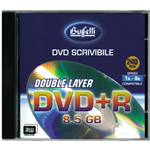 DVD+R DL - 8,5 GB - jewel case - Silver