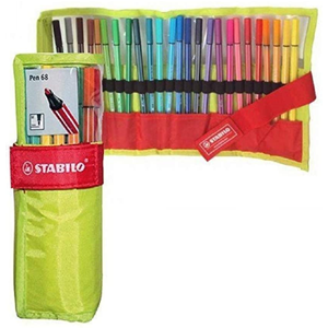 Pennarello Stabilo acquerellabile pen 68 astuccio da 24 colori standard + 6  colori neon. : : Cancelleria e prodotti per ufficio