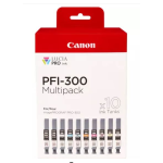 Canon cartuccia multipack nero photo / nero flaco / ciano / magenta / giallo / ciano fotografico / foto magenta / rosso / grigio / optimizer (4192C008, PFI300)